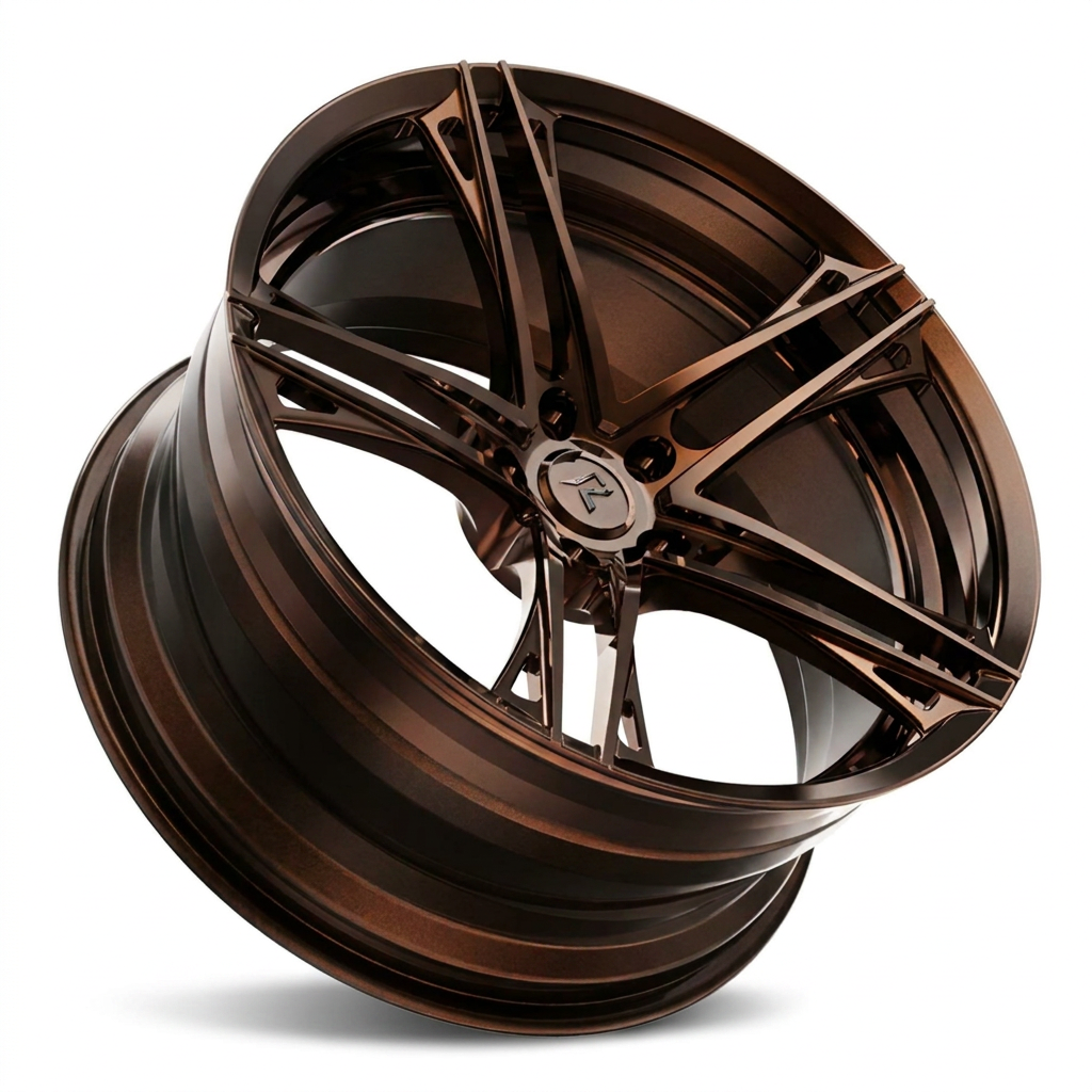 RZR V forged wheel — Full Gloss Dark Bronze
