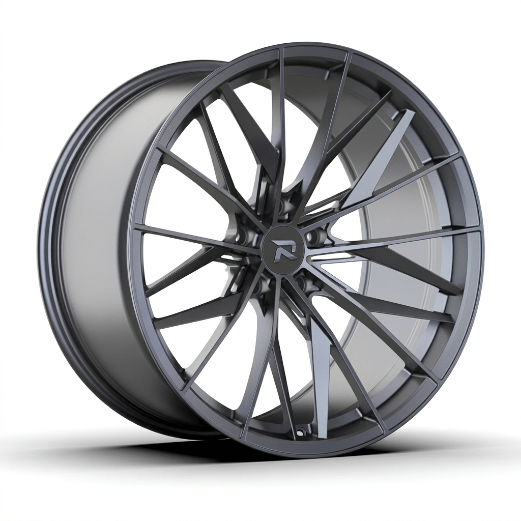 RZR CXXXVIII forged wheel — Satin Gunmetal