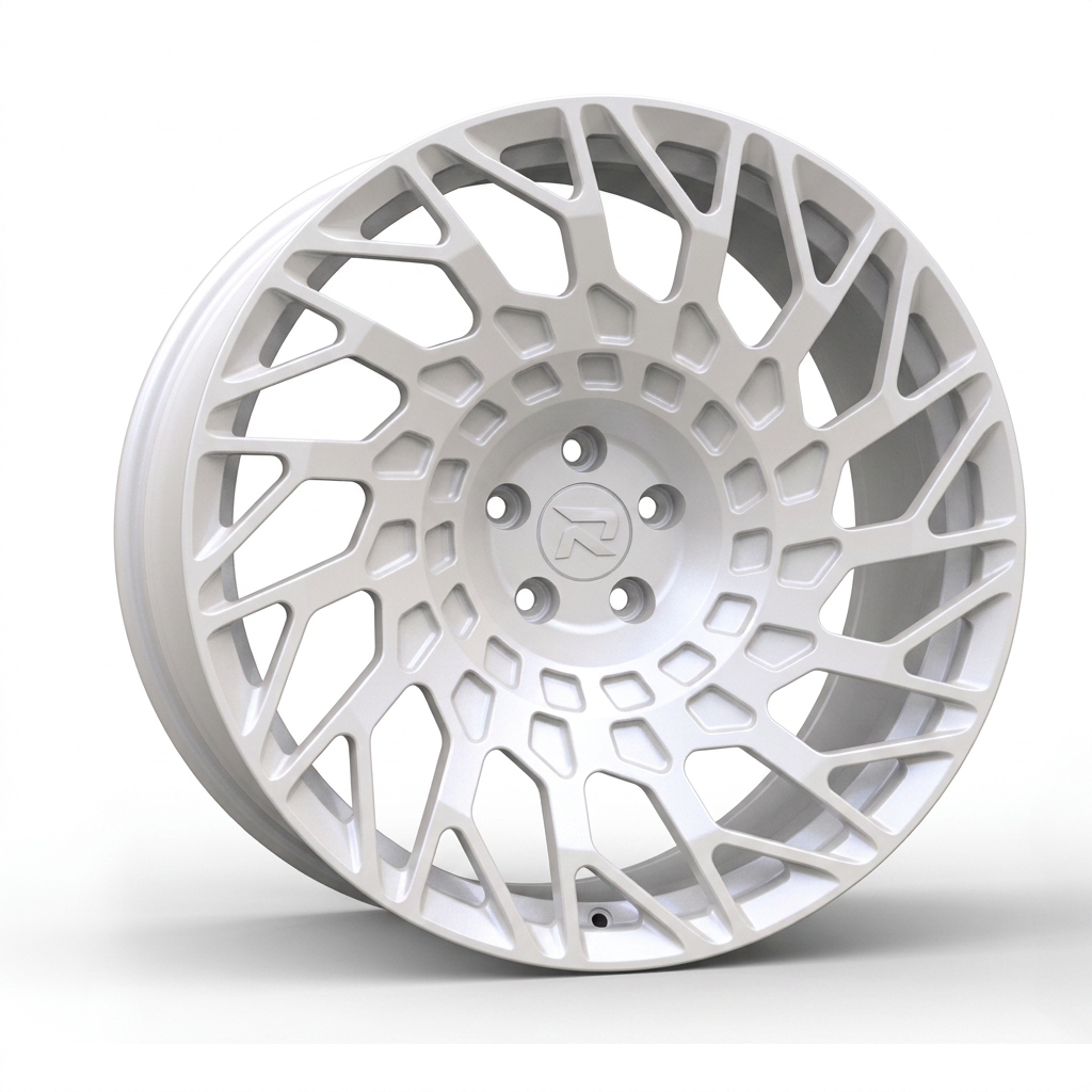 RZR CXLVII forged wheel — Satin White Pearl