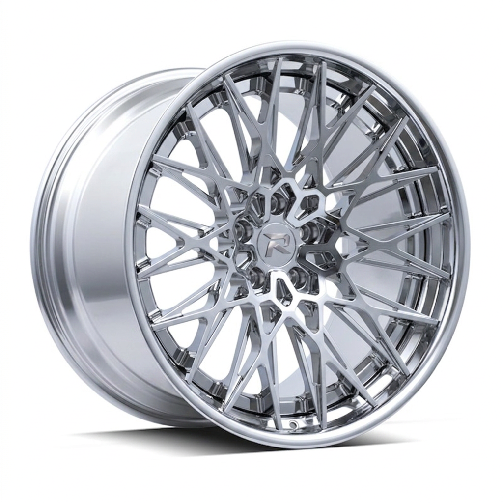RZR CI forged wheel — Full Polished Chrome