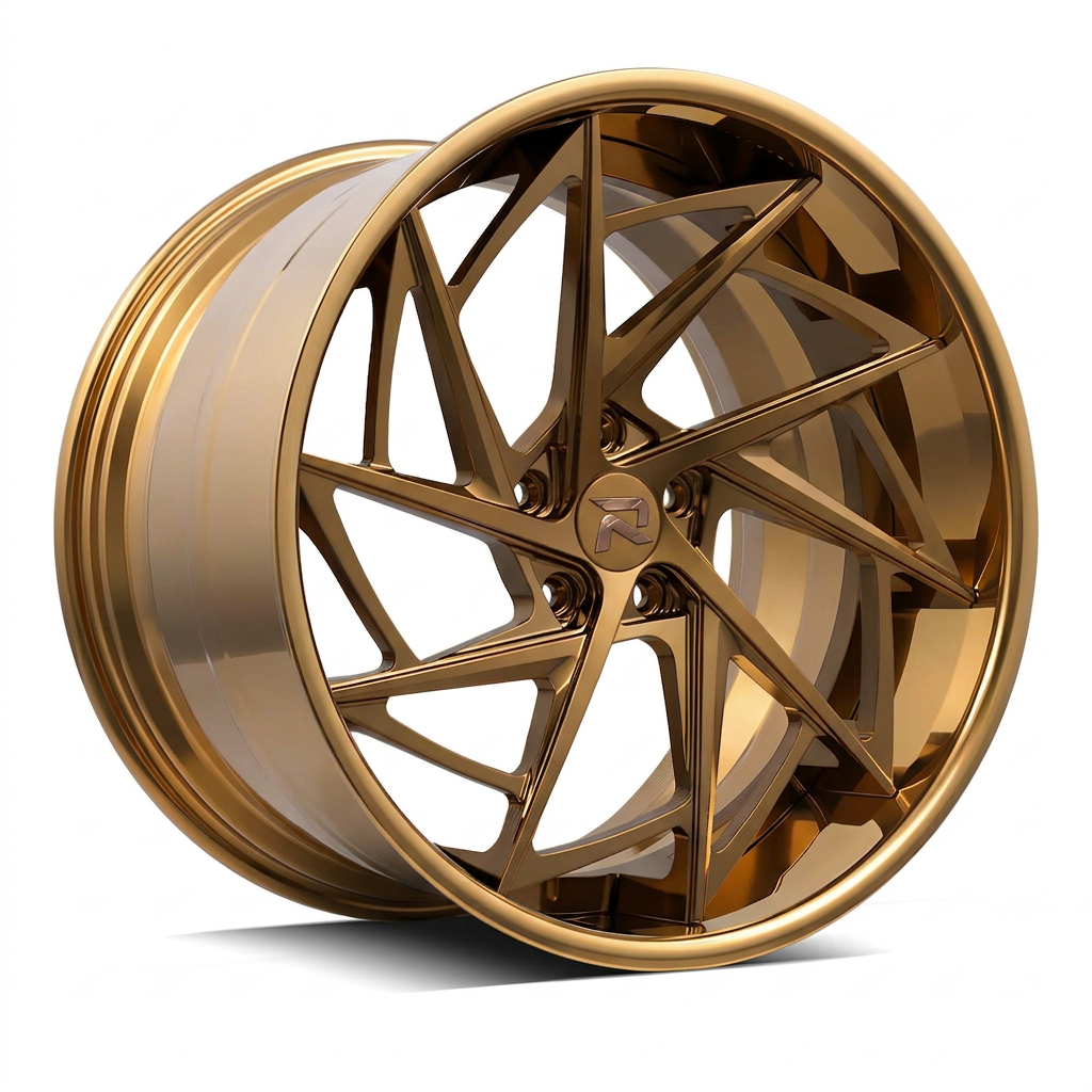 RZR XCVI forged wheel — Tinted Bronze Chrome