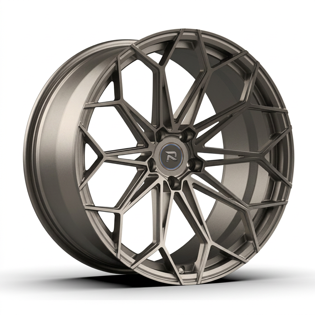 RZR CXXV forged wheel — Satin Titanium Grey