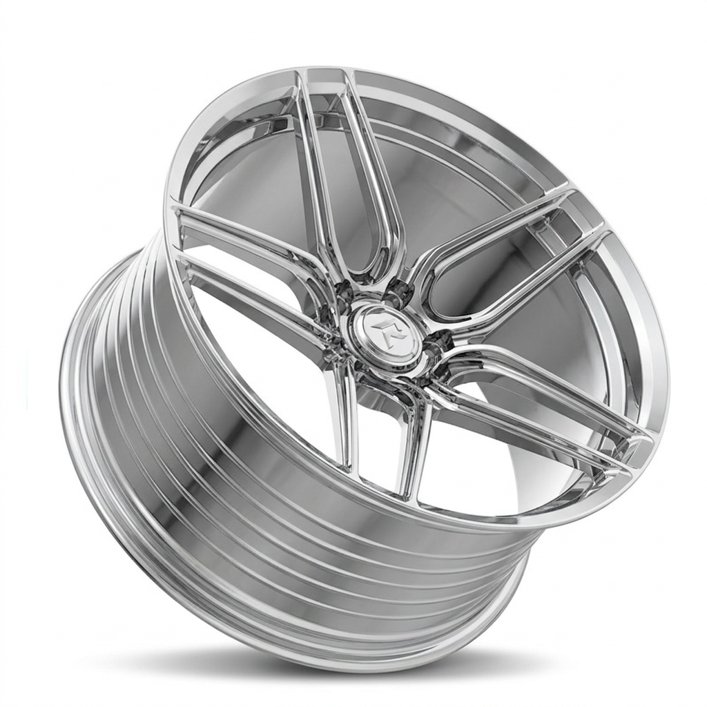 RZR XCI forged wheel — Full Polished Chrome