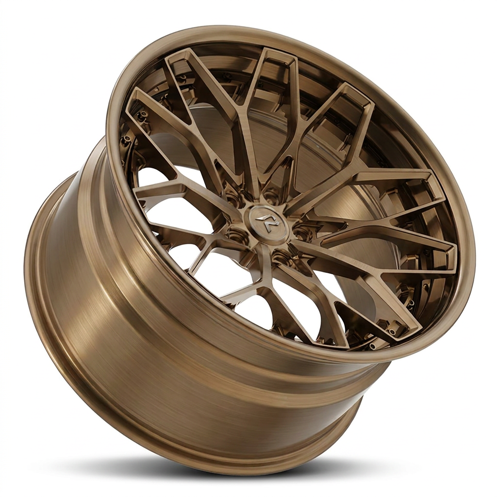 RZR VIII forged wheel — Brushed Bronze