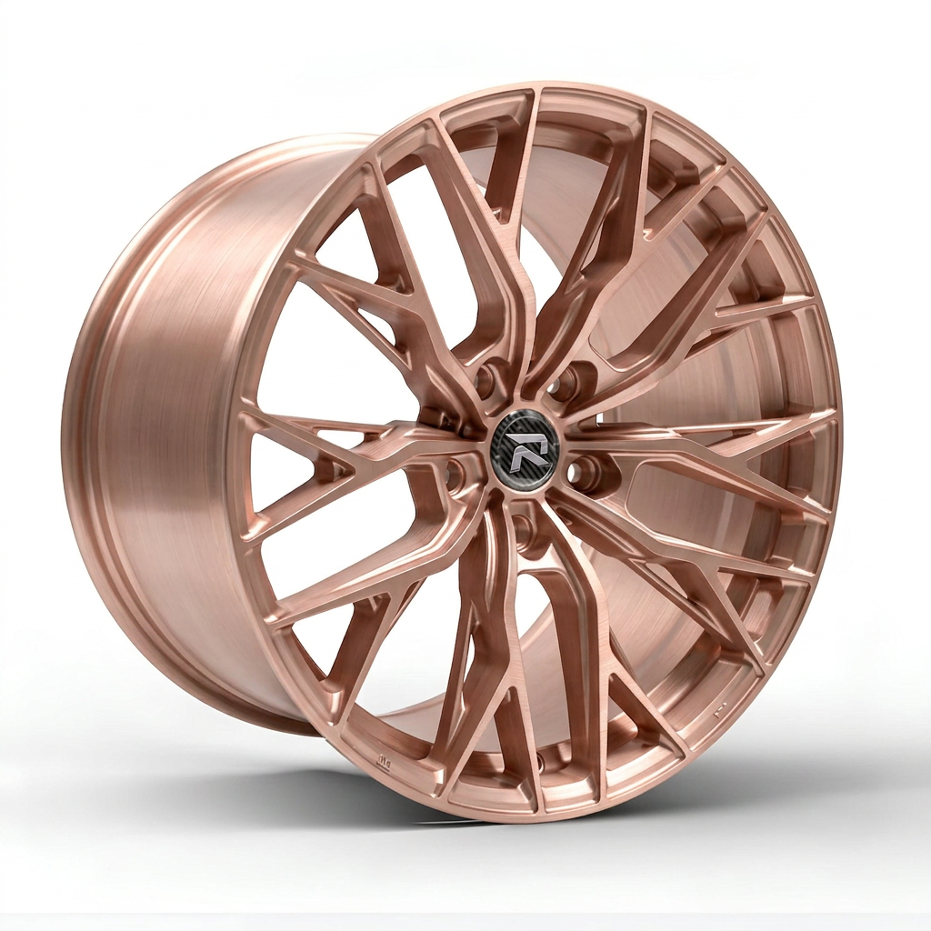 RZR CLV forged wheel — Brushed Rose Gold