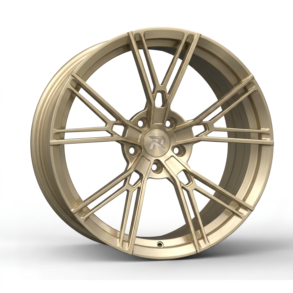 RZR CXC forged wheel — Brushed Champagne Gold