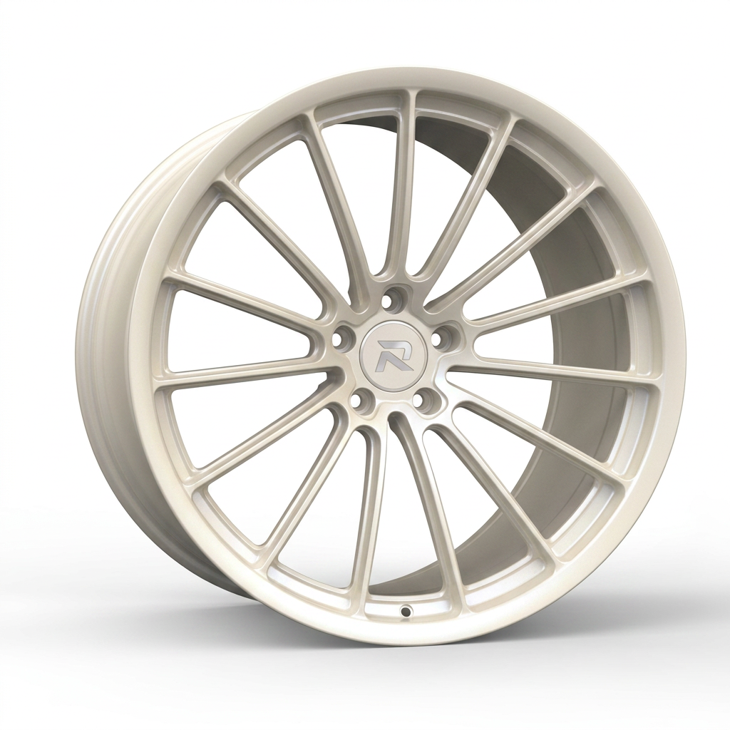 RZR CXCIV forged wheel — Satin White Pearl