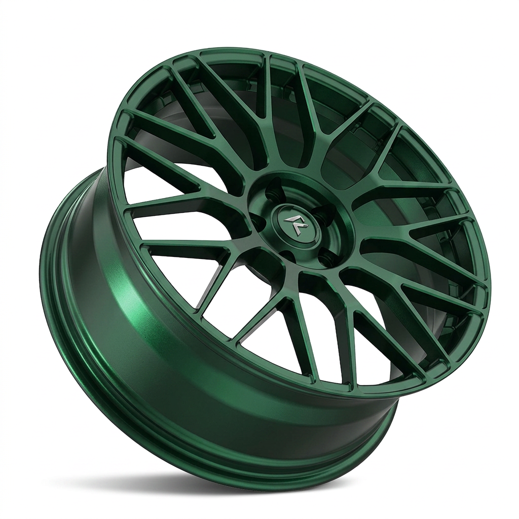 RZR LXXXIX forged wheel — Satin Emerald Metallic