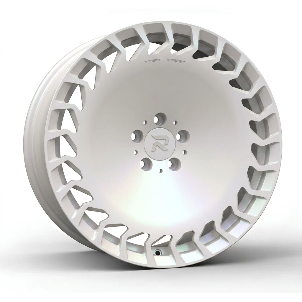 RZR CCIII forged wheel — Satin White Pearl