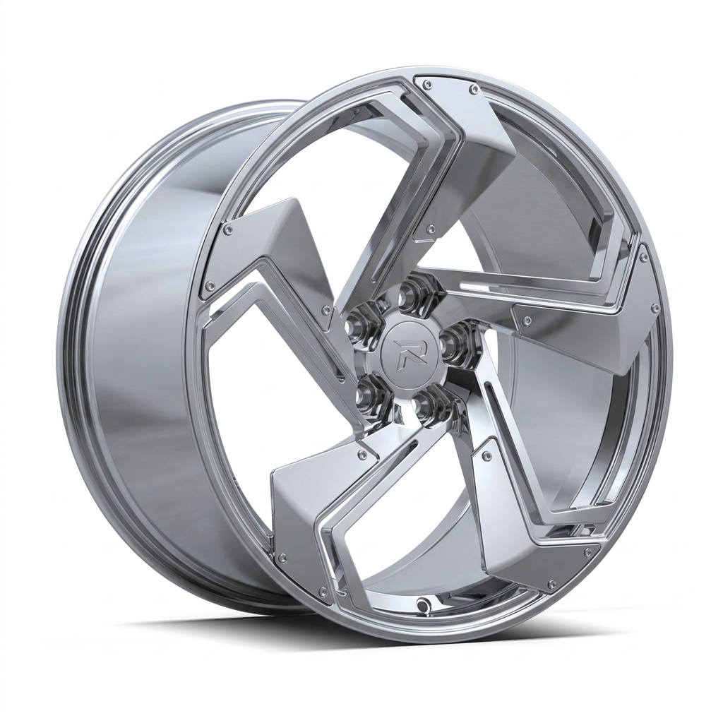 RZR CXXIV forged wheel — Full Polished Chrome