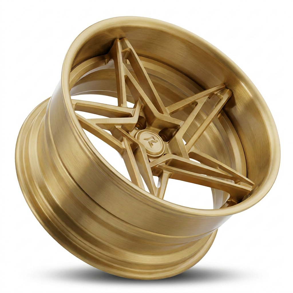 RZR IX forged wheel — Full Brushed Gold