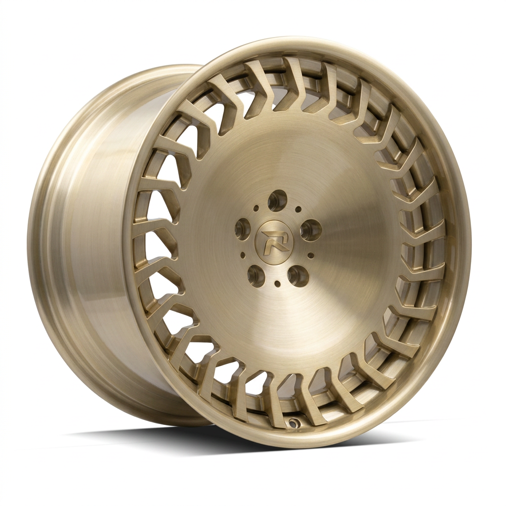 RZR CX forged wheel — Brushed Champagne Gold
