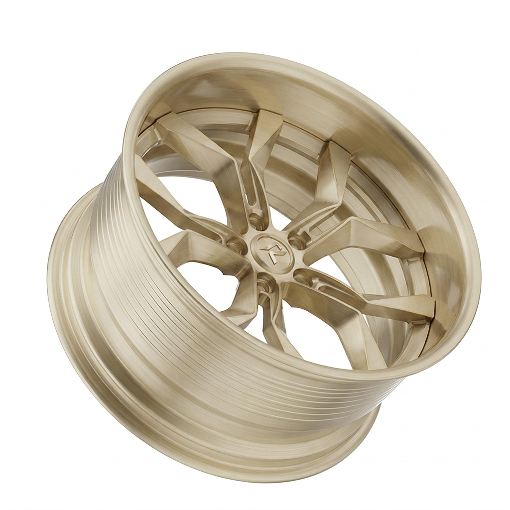 RZR LIX forged wheel — Brushed Champagne Gold