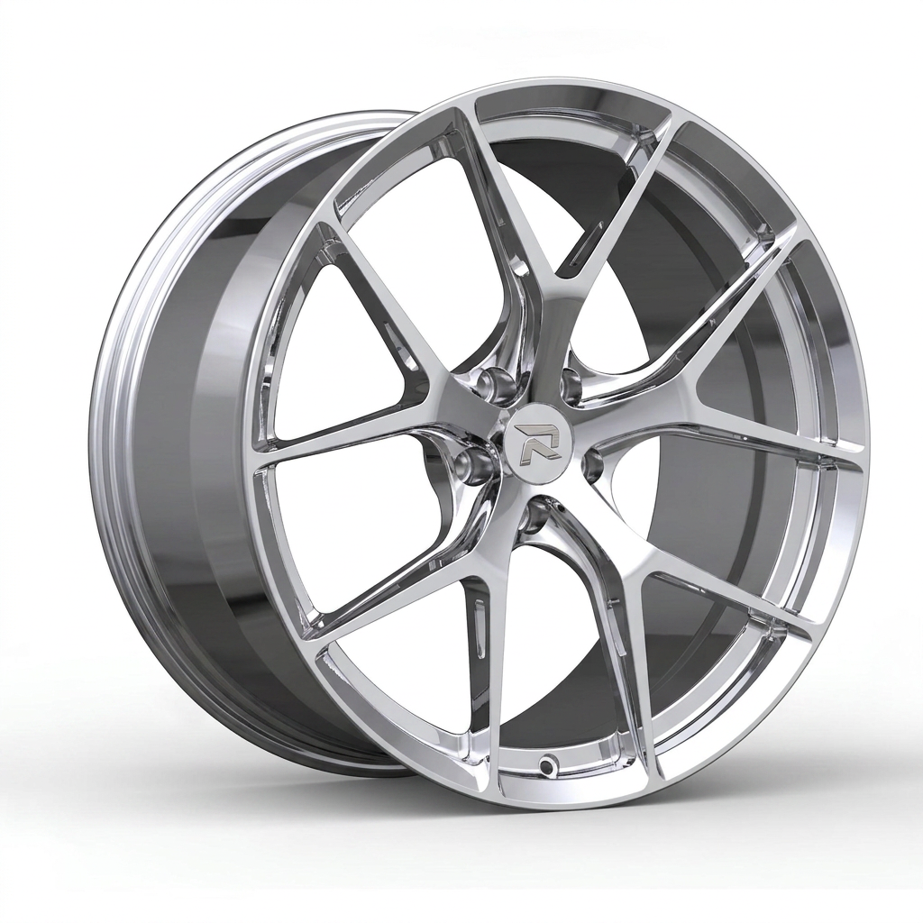 RZR CCI forged wheel — Full Polished Chrome
