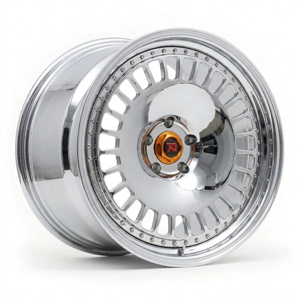 RZR XLI forged wheel — Full Polished Chrome