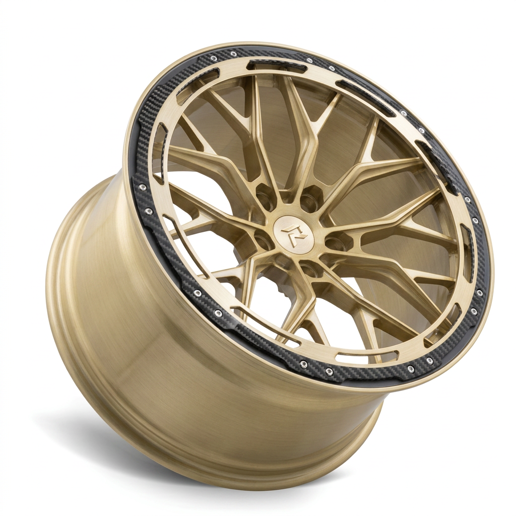 RZR LXXXVII forged wheel — Brushed Champagne Gold
