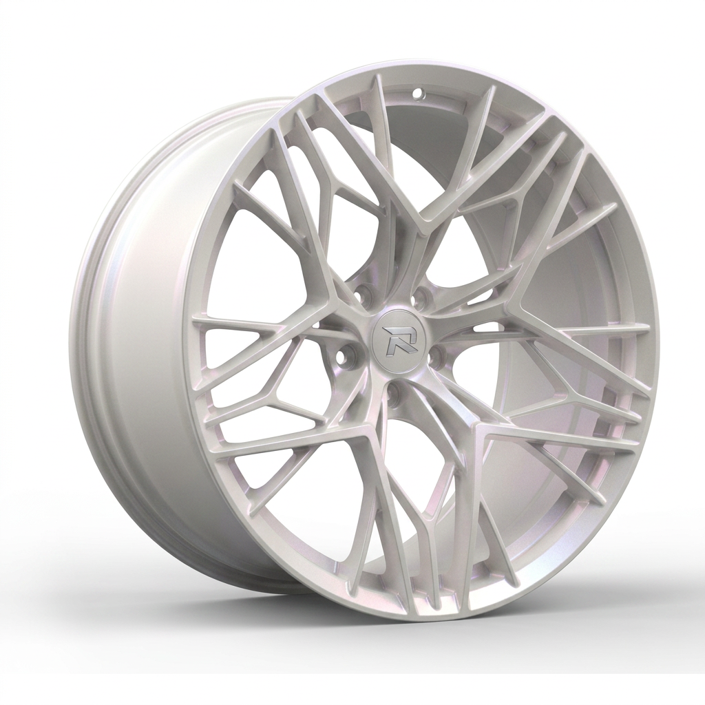 RZR CLXVIII forged wheel — Satin White Pearl
