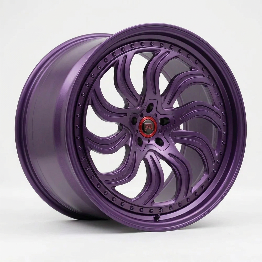 RZR XXXIII forged wheel — Satin Purple Metallic
