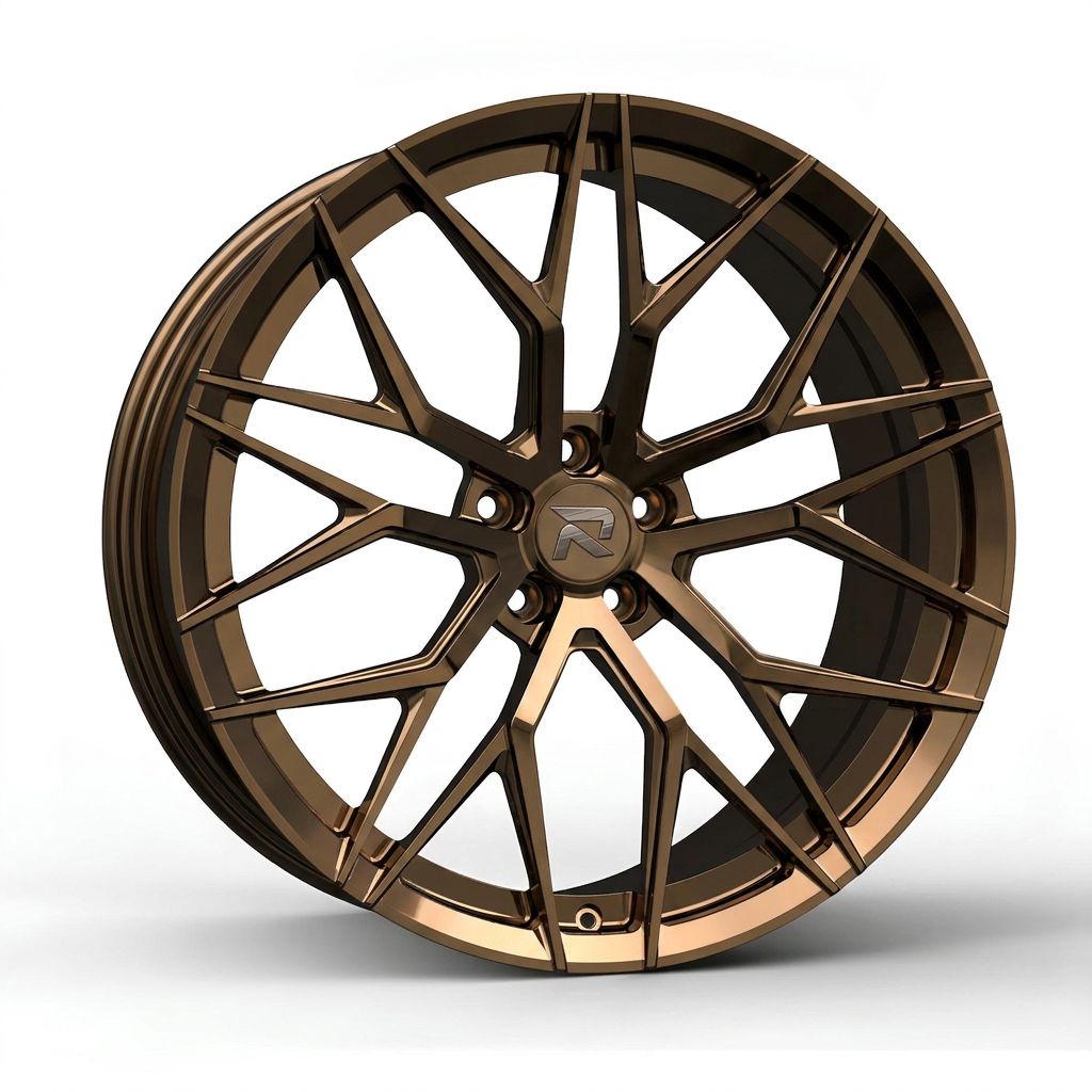 RZR CXXIX forged wheel — Tinted Bronze Chrome