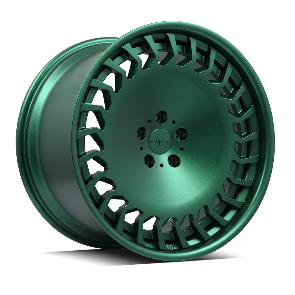 RZR CX forged wheel — Satin Emerald Metallic
