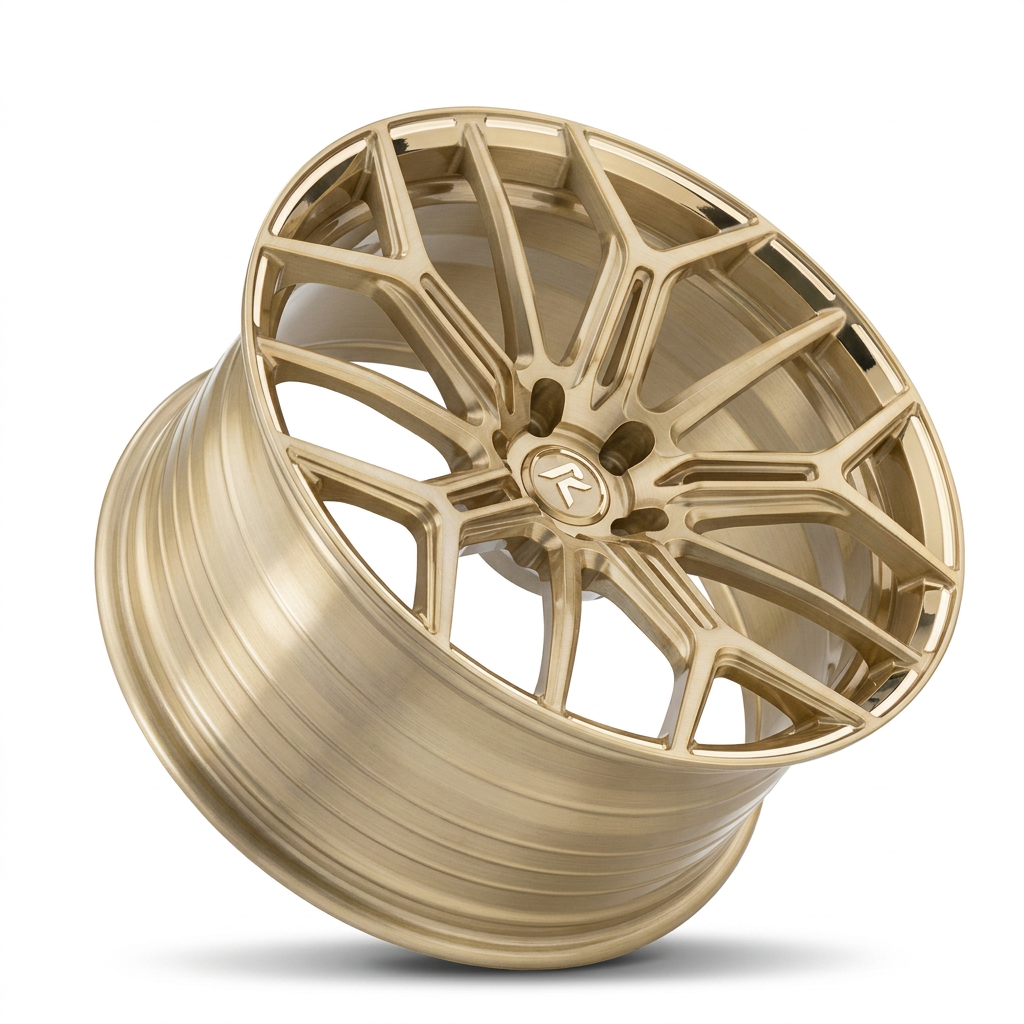 RZR LXXXVI forged wheel — Brushed Champagne Gold