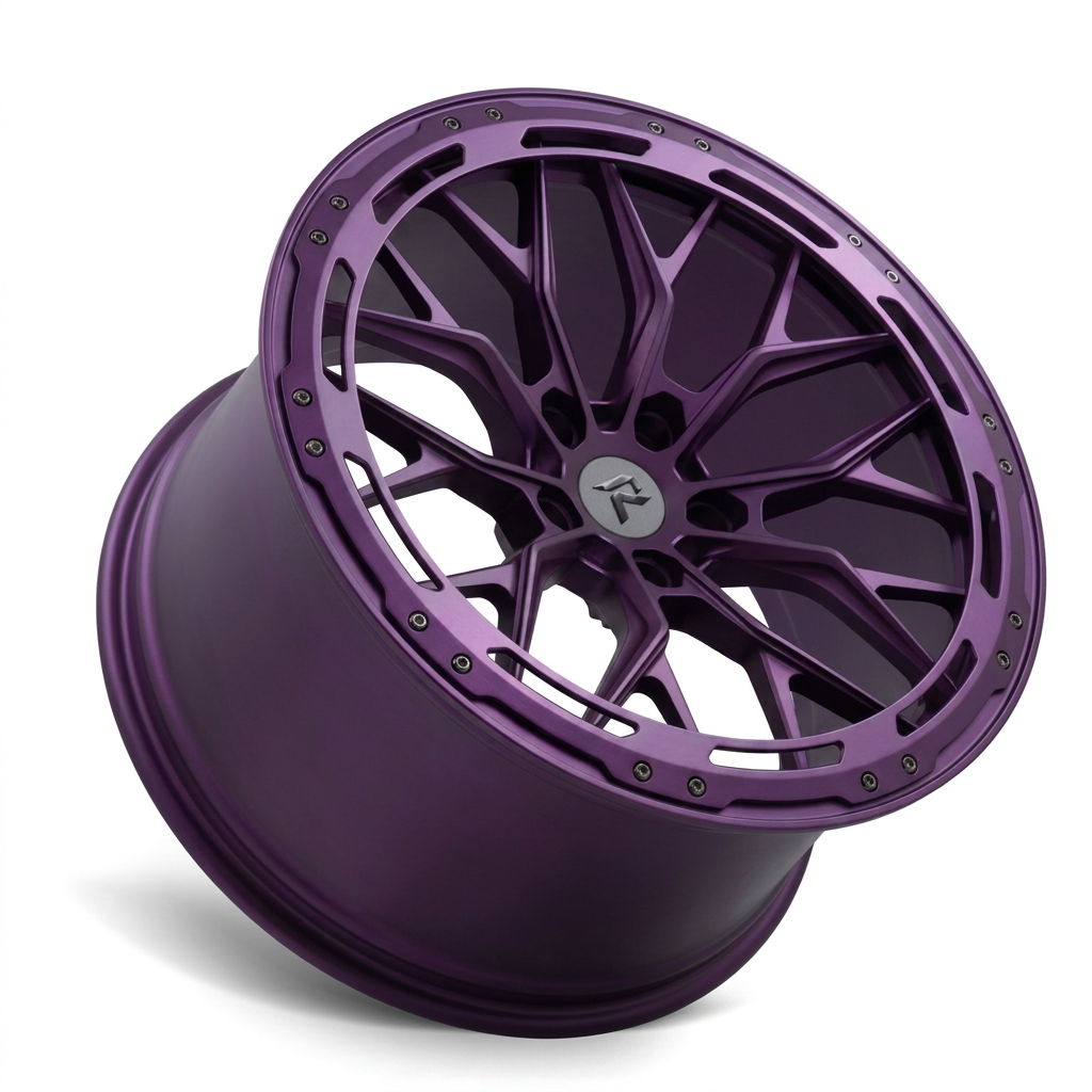 RZR LXXXVII forged wheel — Satin Purple Metallic