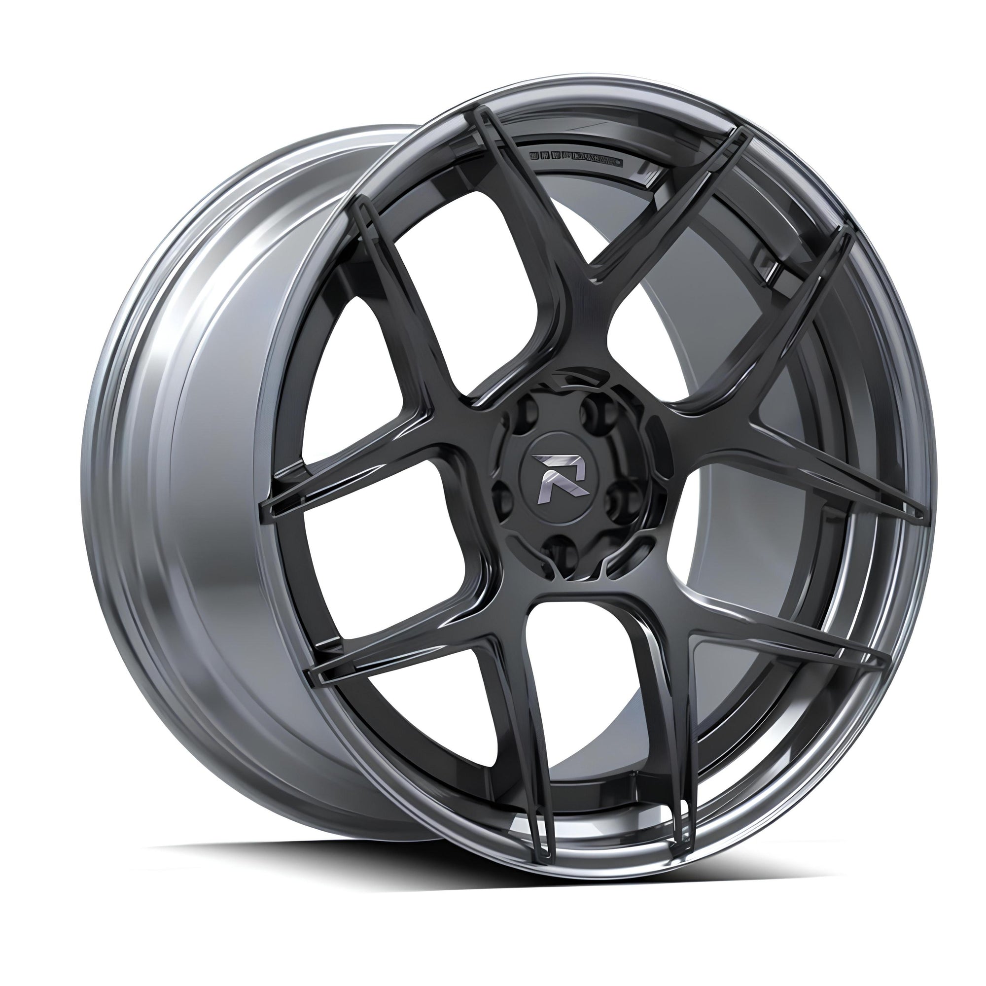 RZR CVIII forged wheel for Lamborghini Huracán — A wide five-star design.
