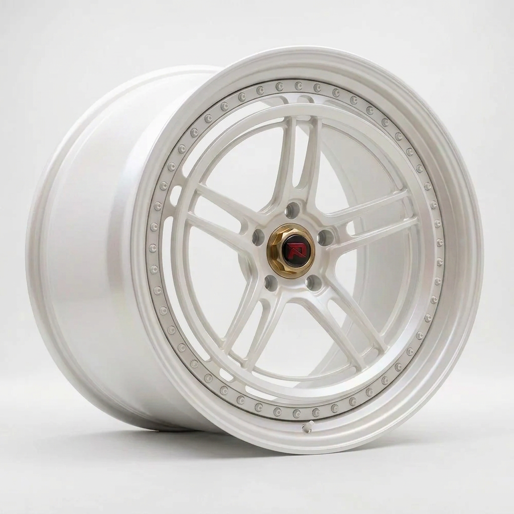 RZR LVII bespoke finish — Satin White Pearl