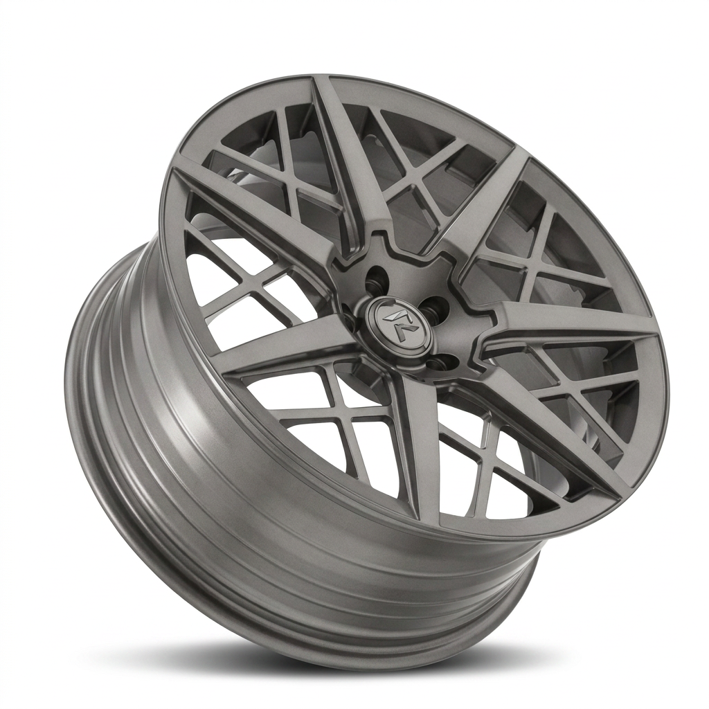 RZR LXXII forged wheel — Satin Titanium Grey