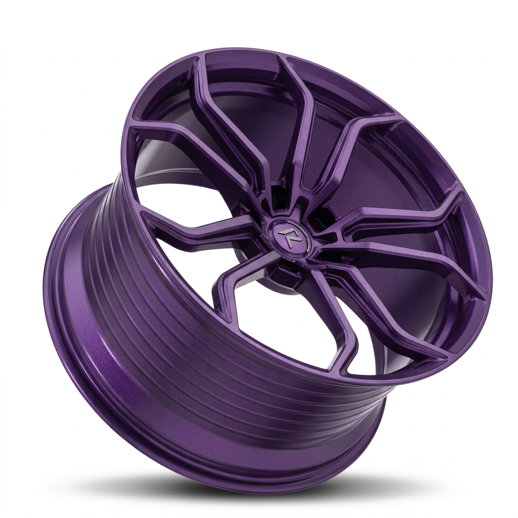 RZR LXXVII forged wheel — Satin Purple Metallic