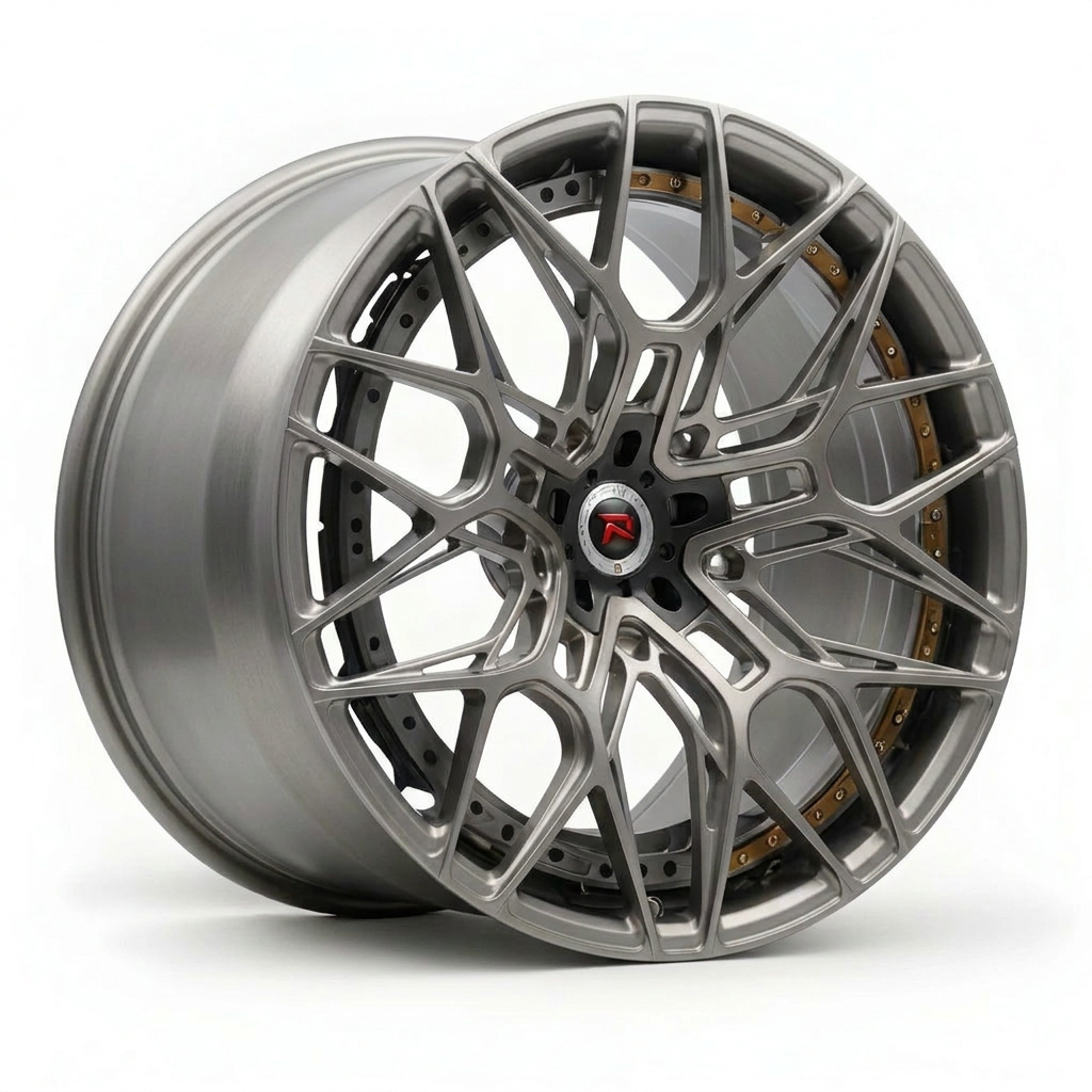 RZR XX forged wheel — Satin Titanium Grey