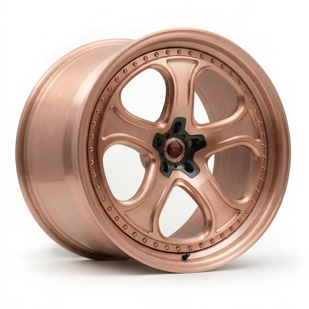 RZR XXVI forged wheel — Brushed Rose Gold