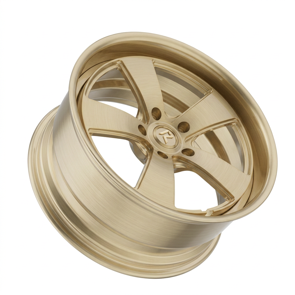 RZR LXVII forged wheel — Brushed Champagne Gold