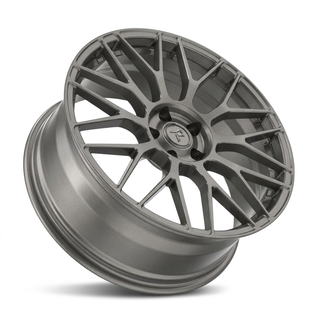 RZR LXXXIX forged wheel — Satin Titanium Grey