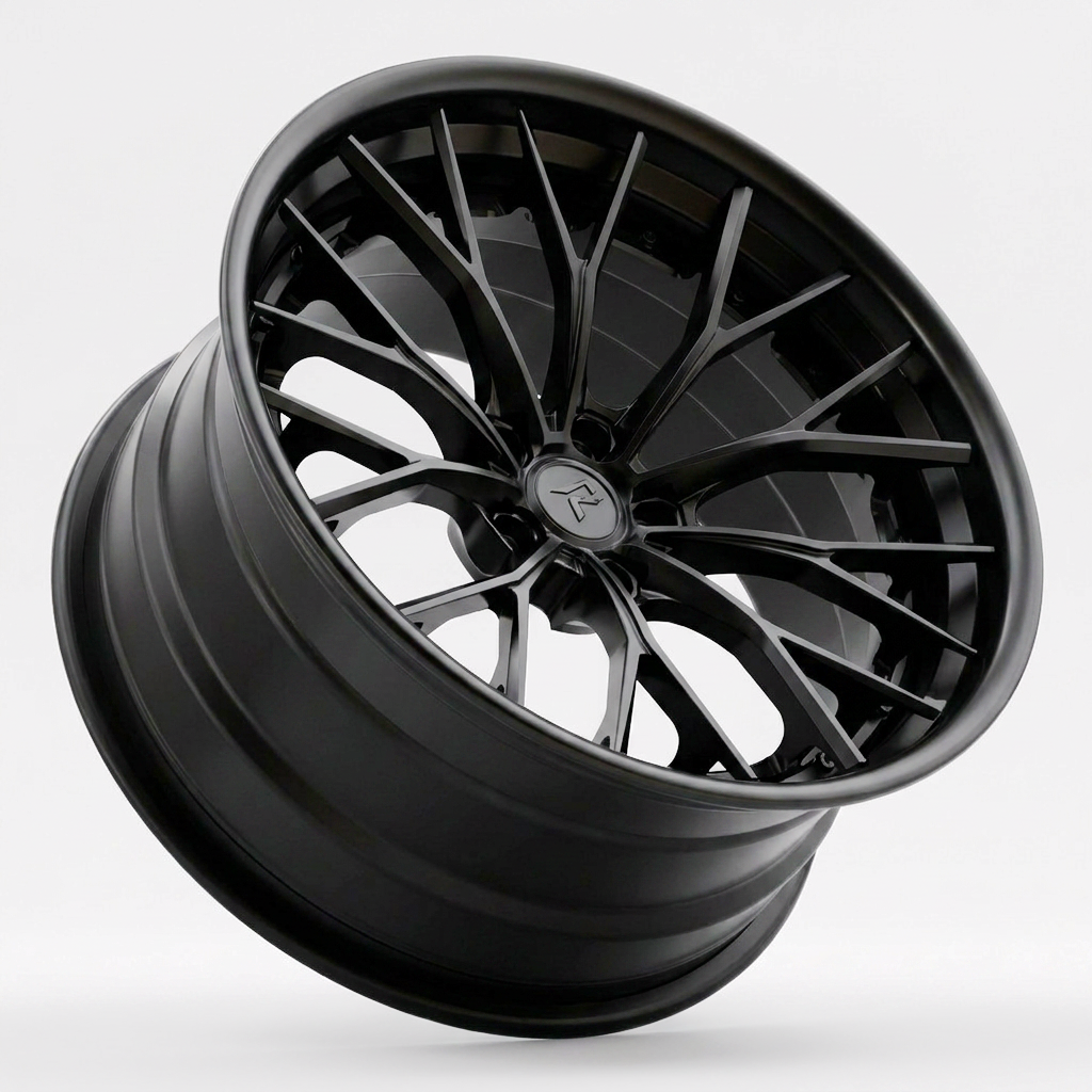 RZR III forged wheel — Satin Black