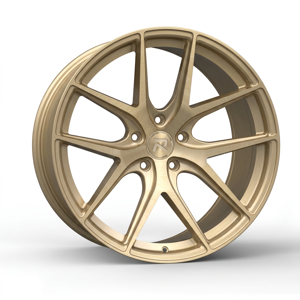 RZR CXCII forged wheel — Brushed Champagne Gold