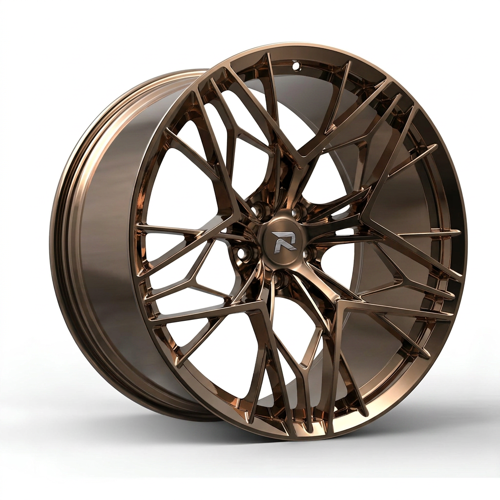 RZR CLXVIII forged wheel — Tinted Bronze Chrome