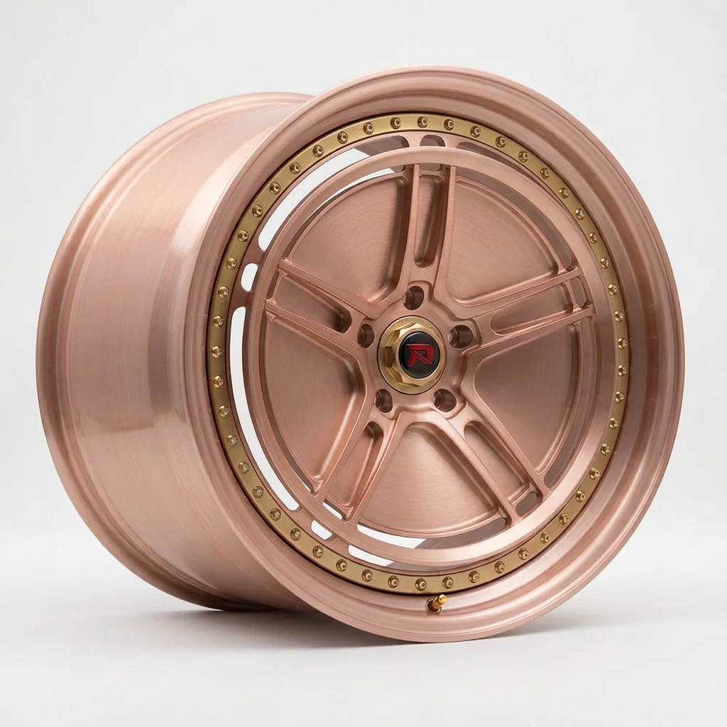 RZR XL forged wheel — Brushed Rose Gold