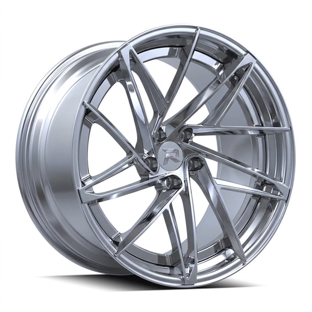 RZR CII forged wheel — Full Polished Chrome