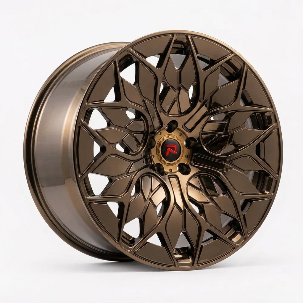 RZR L forged wheel — Tinted Bronze Chrome