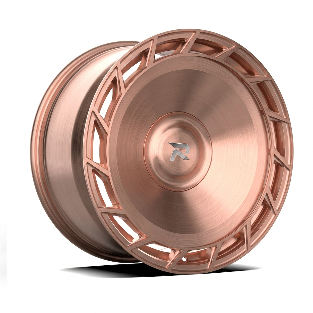 RZR CLXXXII forged wheel — Brushed Rose Gold