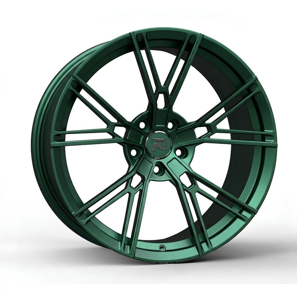 RZR CXC forged wheel — Satin Emerald Metallic