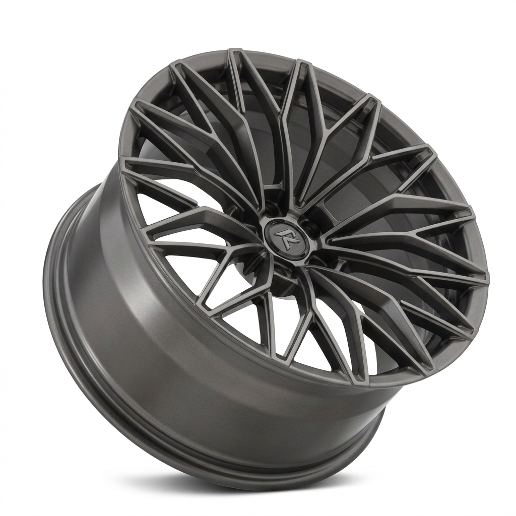 RZR LXXIX forged wheel — Satin Titanium Grey
