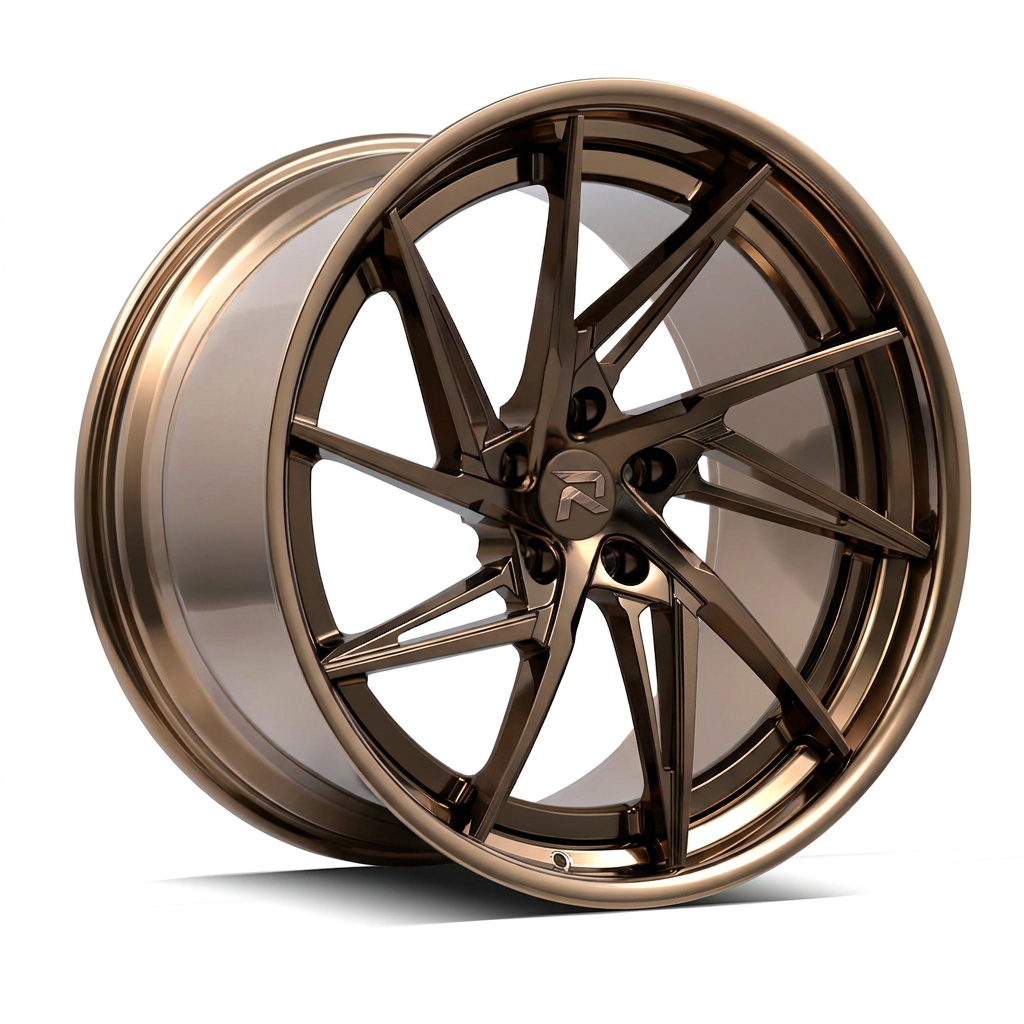 RZR XCIX forged wheel — Tinted Bronze Chrome