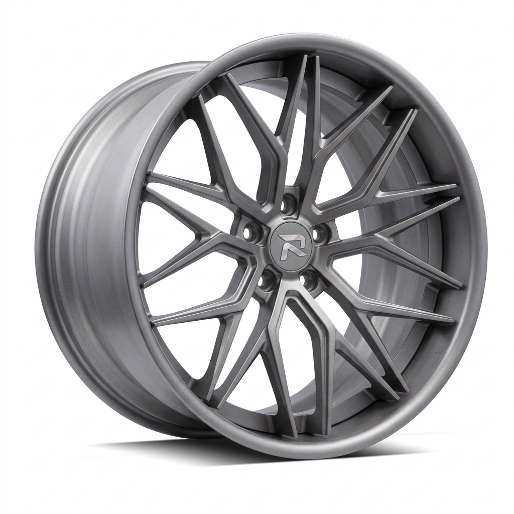 RZR XCV forged wheel — Satin Titanium Grey