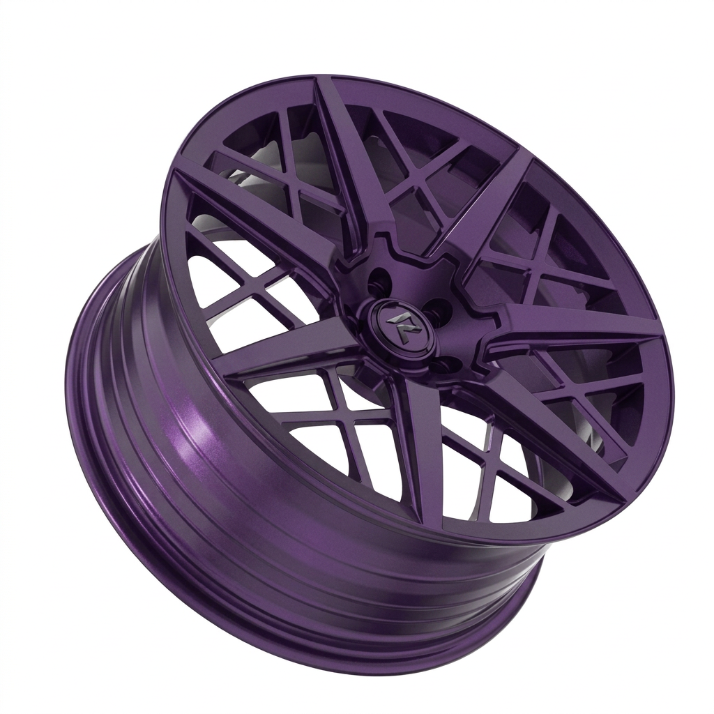 RZR LXXII forged wheel — Satin Purple Metallic