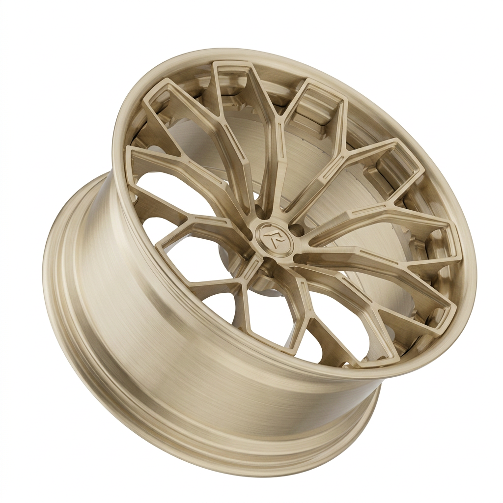 RZR LXVI forged wheel — Brushed Champagne Gold