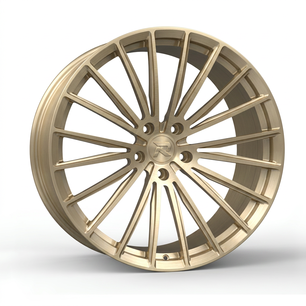 RZR CXXX forged wheel — Brushed Champagne Gold