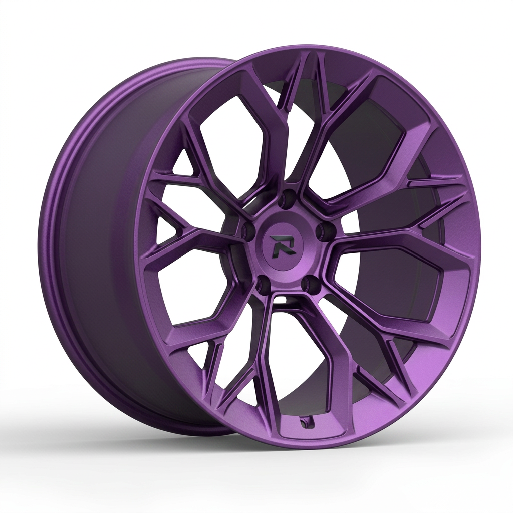 RZR CLIII forged wheel — Satin Purple Metallic