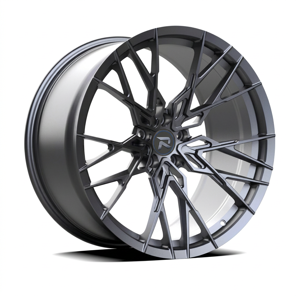 RZR CXLII forged wheel — Satin Titanium Grey